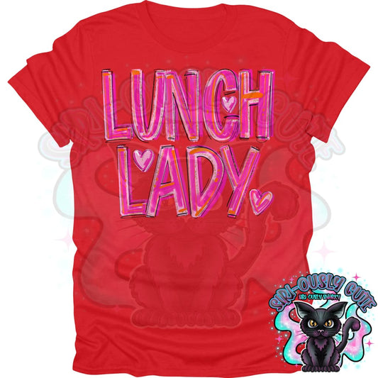 Pretty In Pink Lunch Lady Clothing