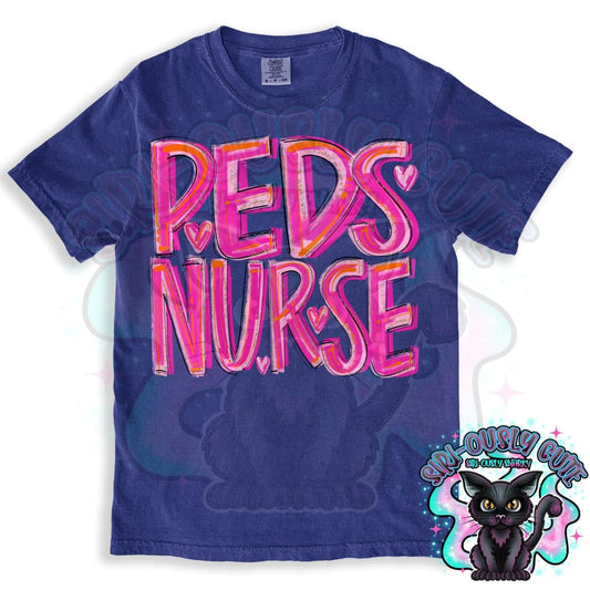 Pretty In Pink Peds Nurse Clothing