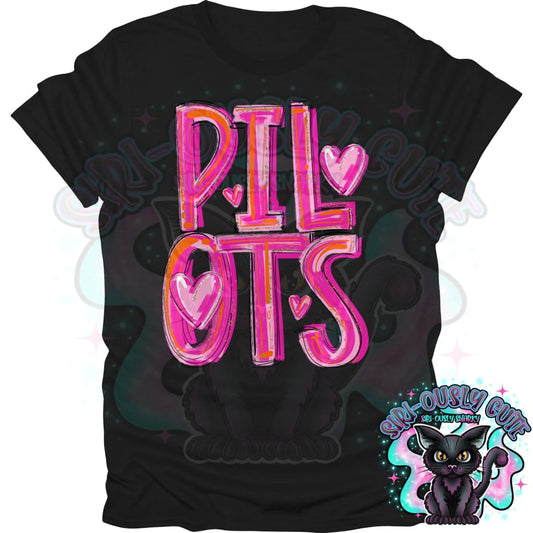 Pretty In Pink Pilots Mascot