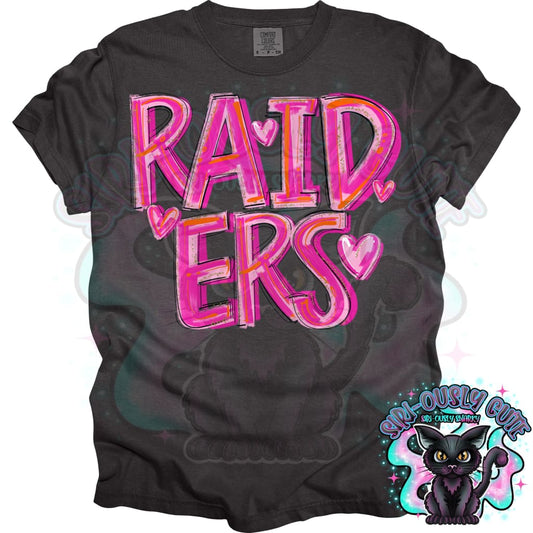 Pretty In Pink Raiders Mascot