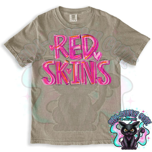 Pretty In Pink Redskins Mascot