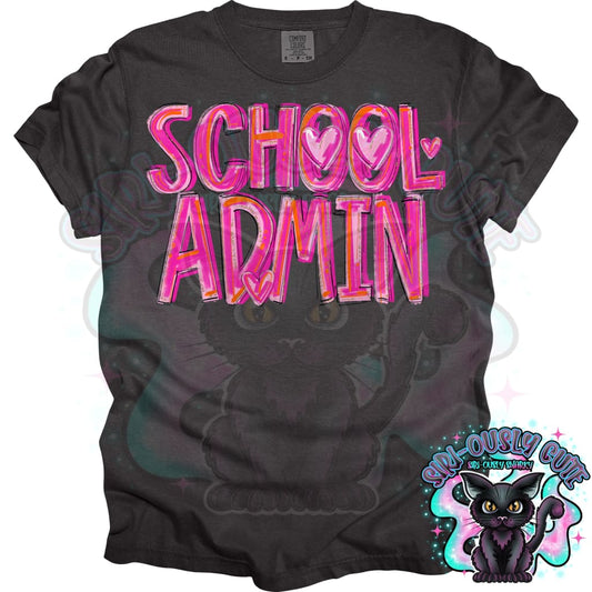 Pretty In Pink School Admin Clothing
