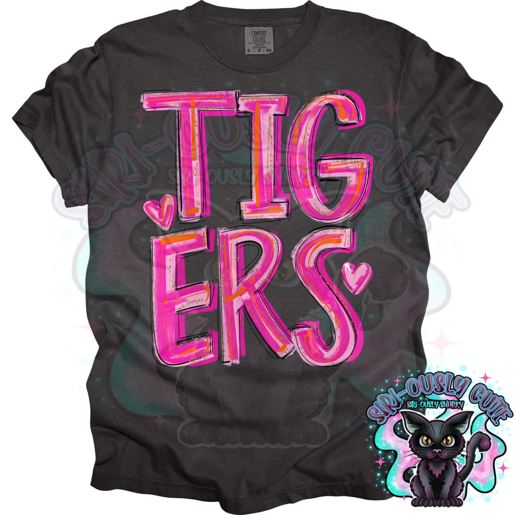 Pretty In Pink Tigers Mascot