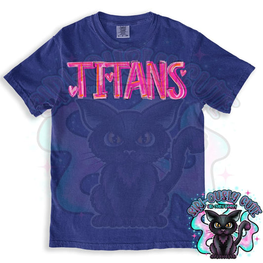 Pretty In Pink Titans Mascot