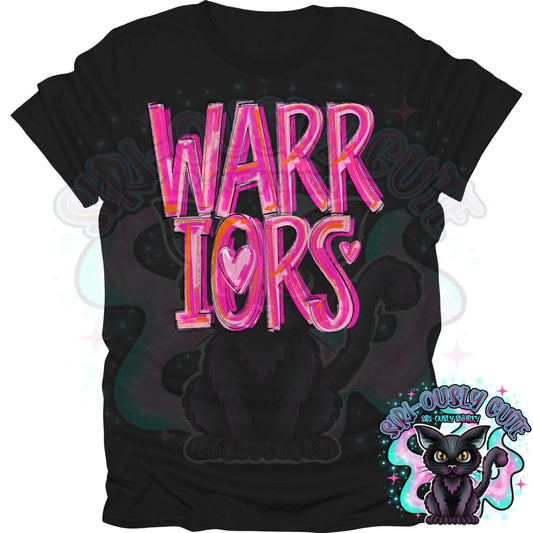 Pretty In Pink Warriors Mascot