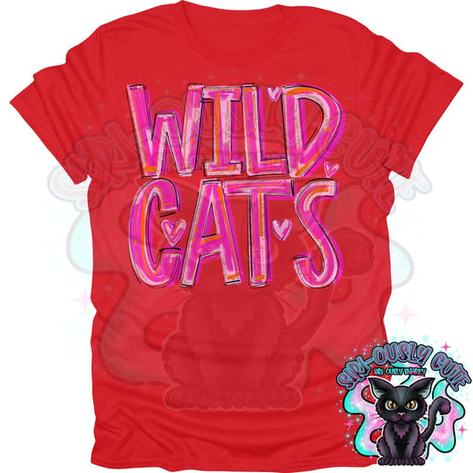 Pretty In Pink Wildcats Mascot