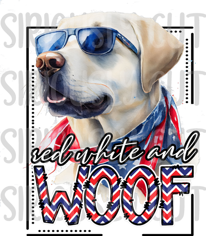 red white and woof lab 2