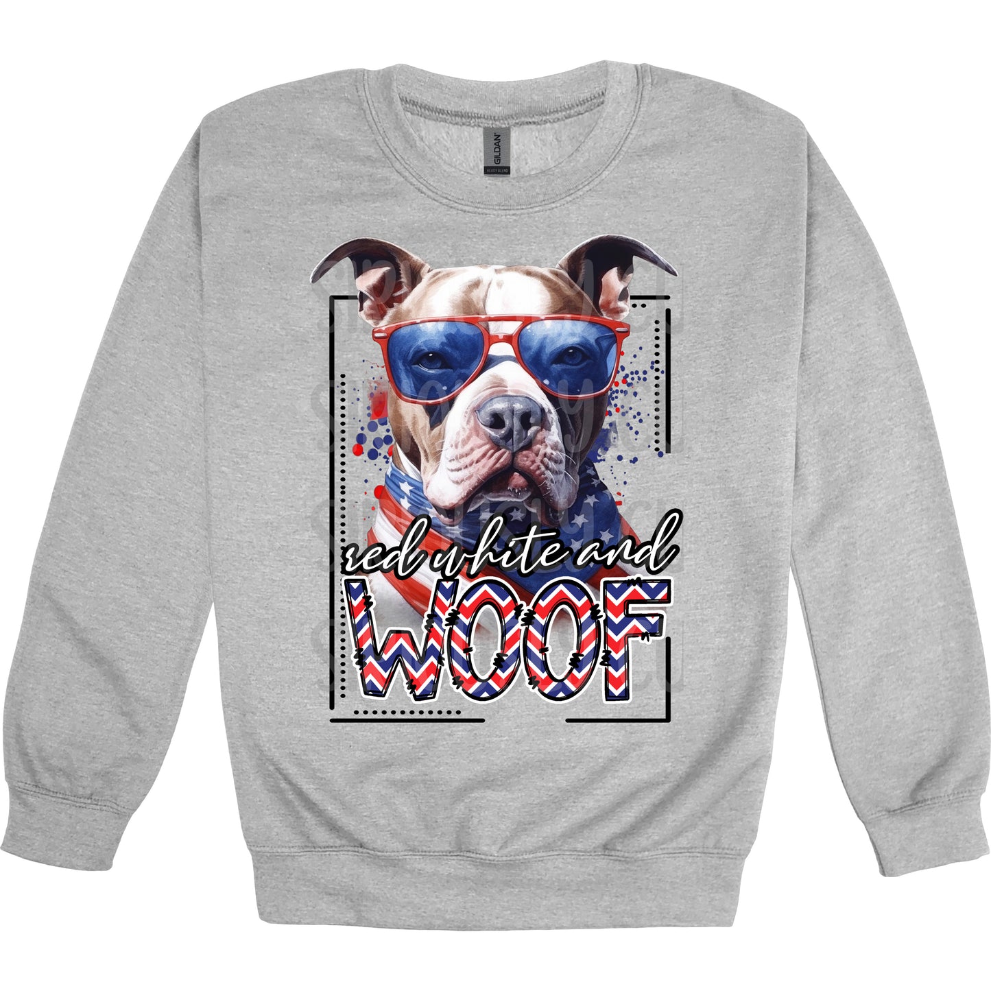 red white and woof pitbull 3