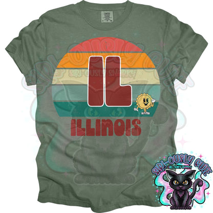 Retro Sunset States - All 50 States 50 States