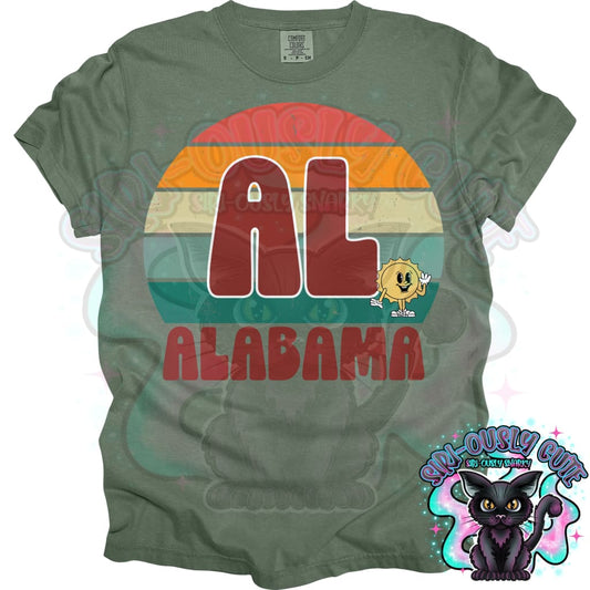 Retro Sunset States - All 50 States 50 States