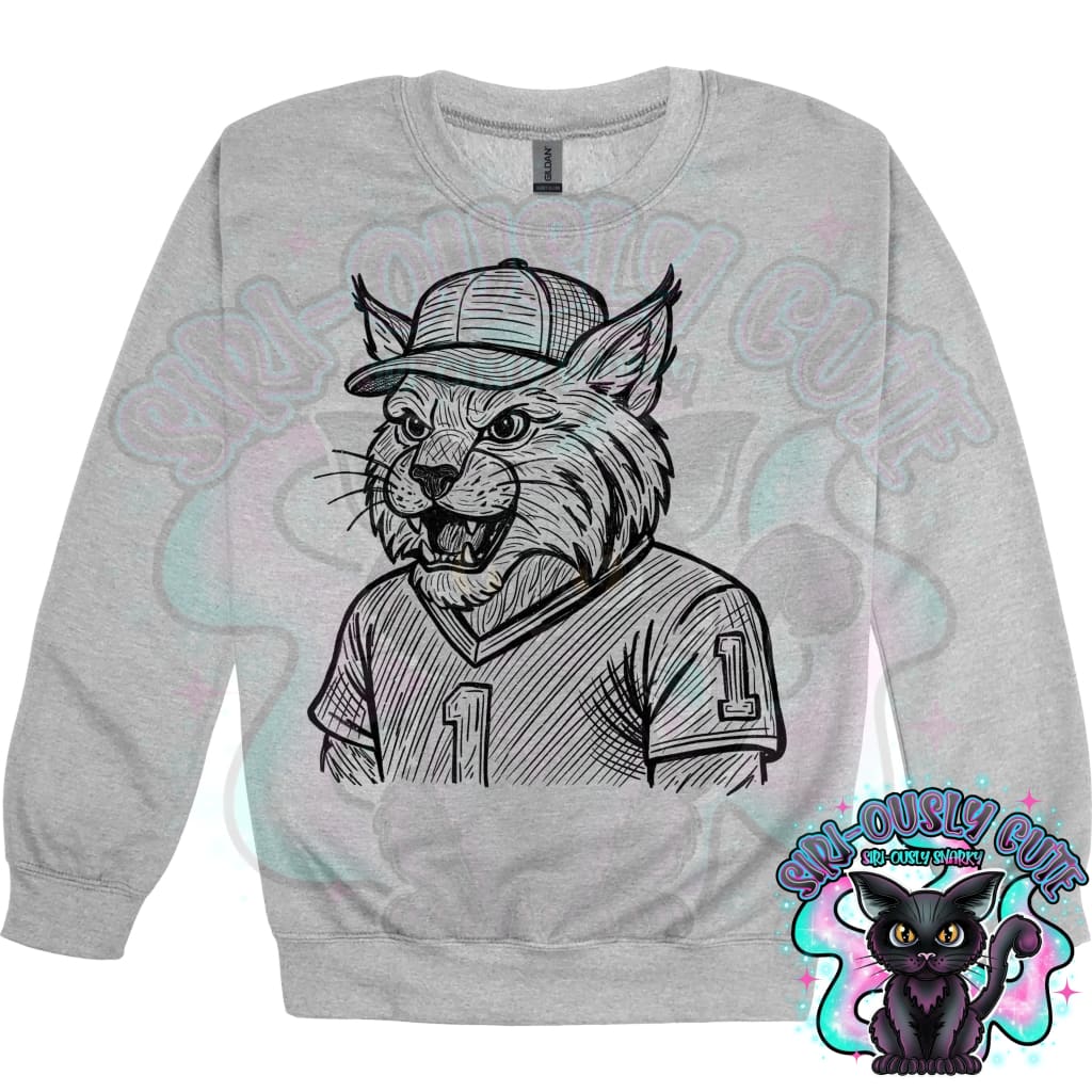 Sketch Jersey Mascot Bobcat Mascot