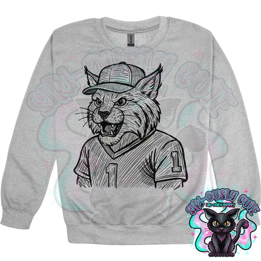 Sketch Jersey Mascot Bobcat Mascot