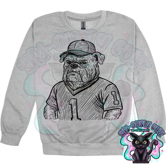 Sketch Jersey Mascot Bulldog Mascot