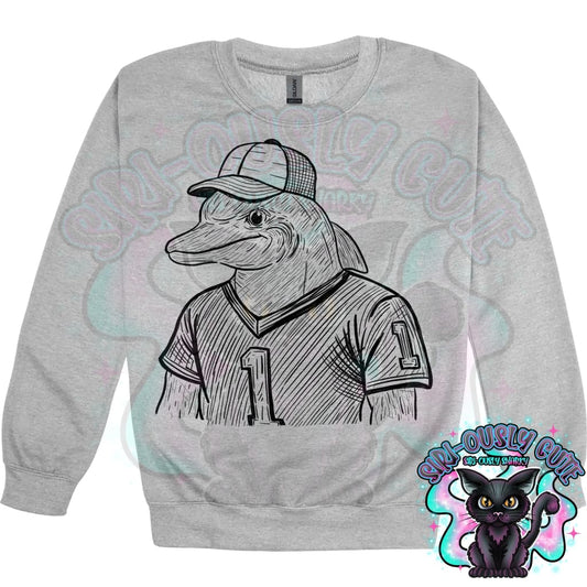 Sketch Jersey Mascot Dolphin Mascot