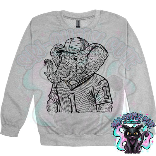 Sketch Jersey Mascot Elephant Mascot