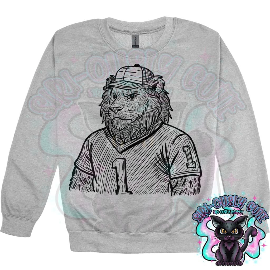 Sketch Jersey Mascot Lion Mascot