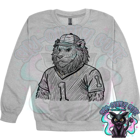 Sketch Jersey Mascot Lion Mascot