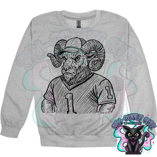 Sketch Jersey Mascot Ram Mascot