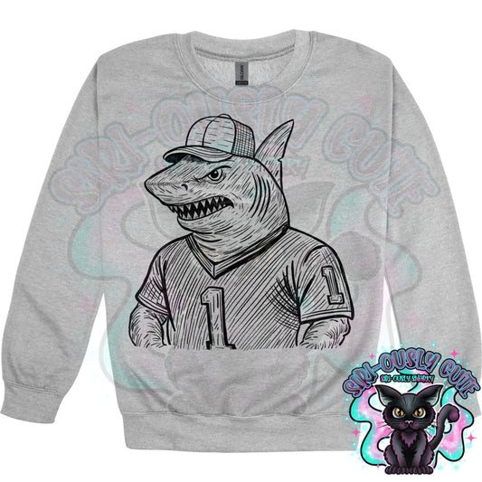 Sketch Jersey Mascot Shark Mascot