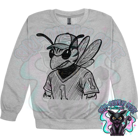 Sketch Jersey Mascot Yellowjacket Mascot