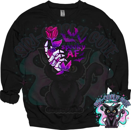 Spooky AF Rose Skellie Clothing