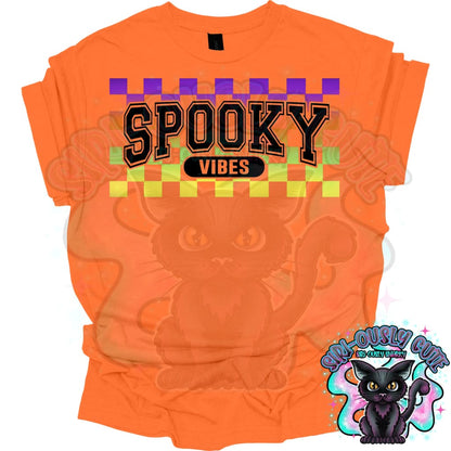 Spooky Vibes Checker Clothing