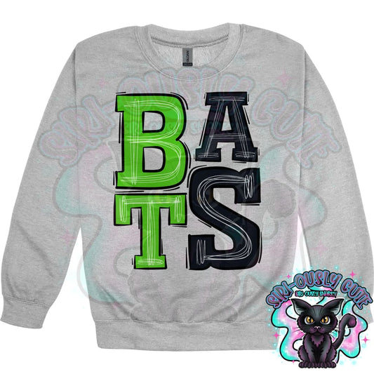 Sporty Bats - Green Black Mascot