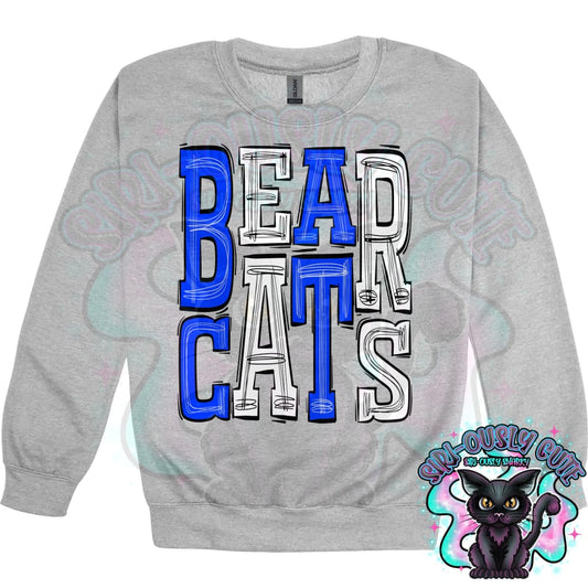 Sporty Bearcats - Royal White Mascot