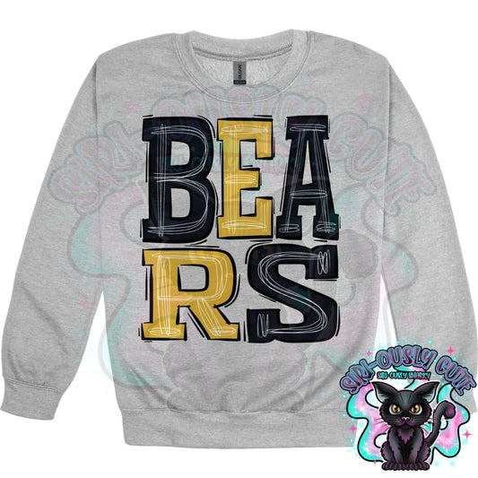 Sporty Bears - Black Gold Mascot