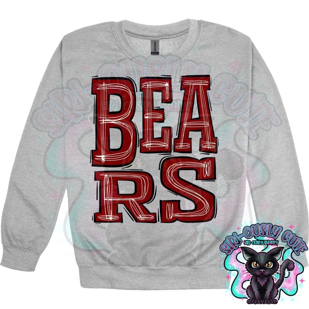 Sporty Bears - Maroon Mascot