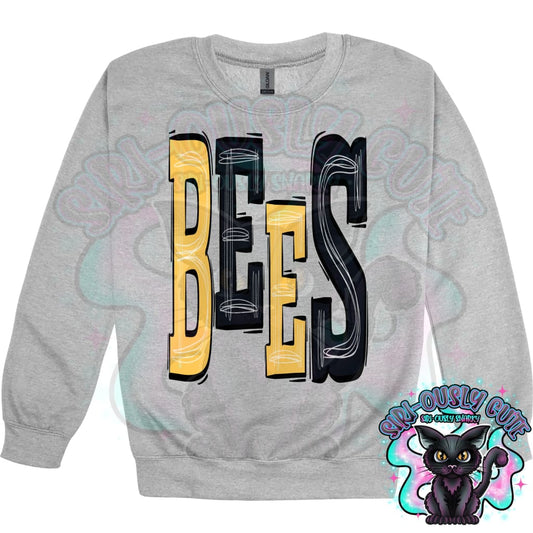 Sporty Bees - Yellow Black Mascot