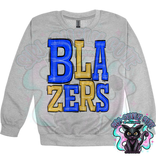 Sporty Blazers - Blue Gold Mascot