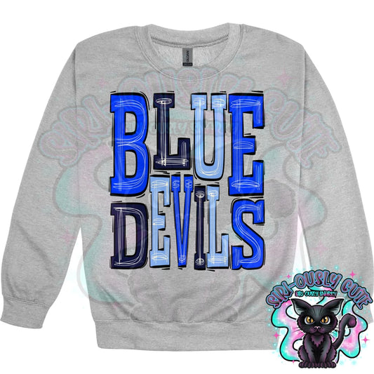 Sporty Blue Devils - Royal Navy Mascot