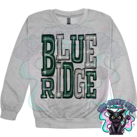 Sporty Blue Ridge - Forest Green Gray Mascot