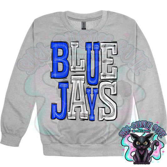 Sporty Bluejays - Blue White Mascot