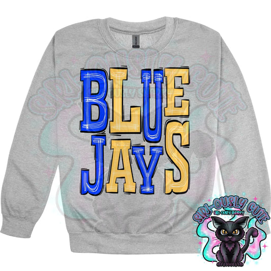 Sporty Bluejays - Royal Yellow Mascot