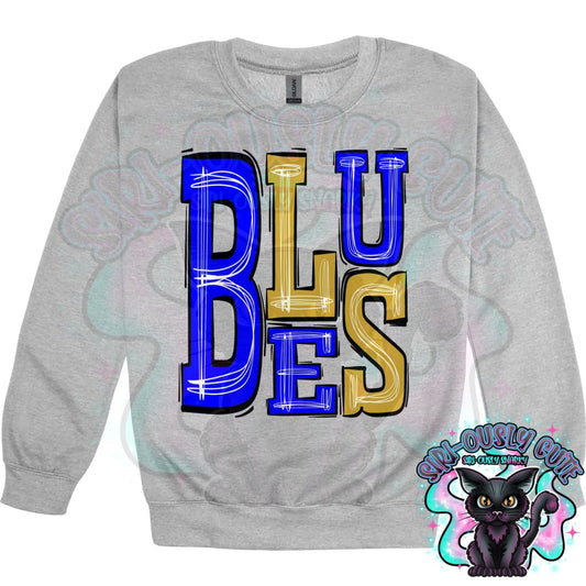 Sporty Blues - Royal Blue White Mascot