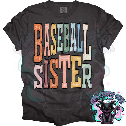 Sporty Boho Baseball Sister Mascot