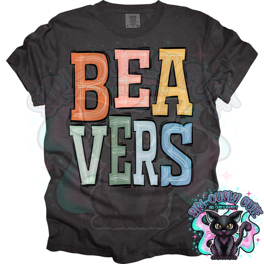 Sporty Boho Beavers Mascot