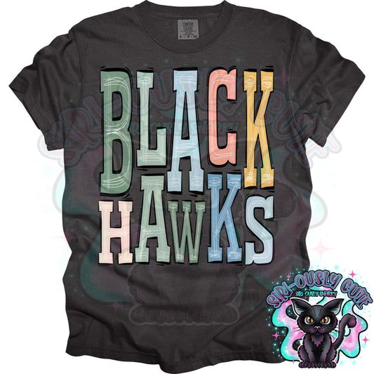 Sporty Boho Blackhawks Mascot