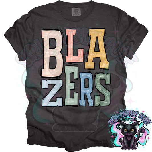 Sporty Boho Blazers Mascot