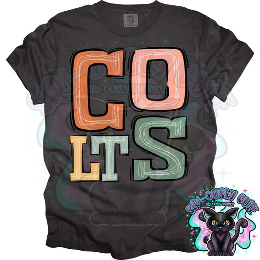 Sporty Boho Colts Mascot