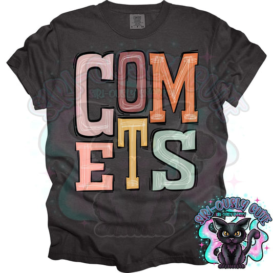 Sporty Boho Comets Mascot