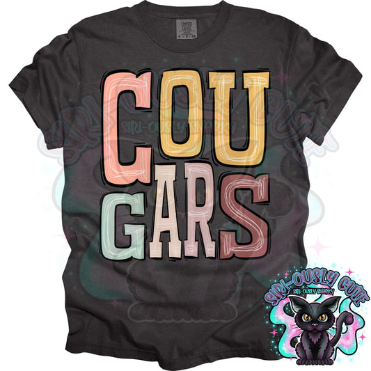 Sporty Boho Cougars Mascot