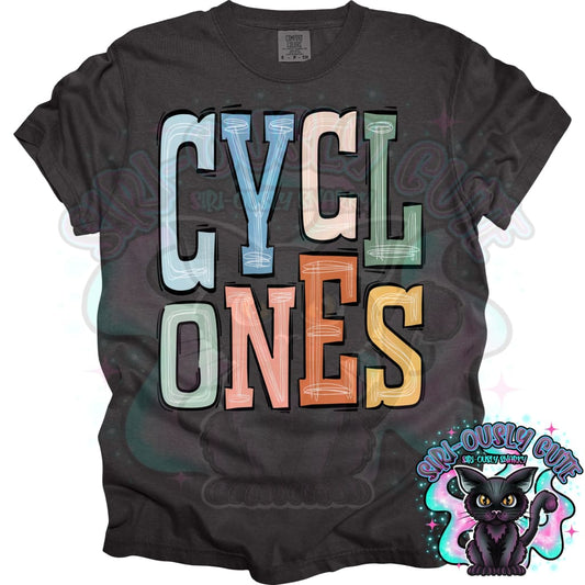Sporty Boho Cyclones Mascot