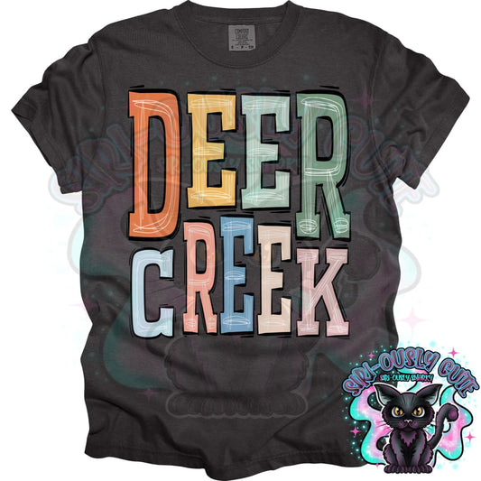 Sporty Boho Deer Creek Mascot