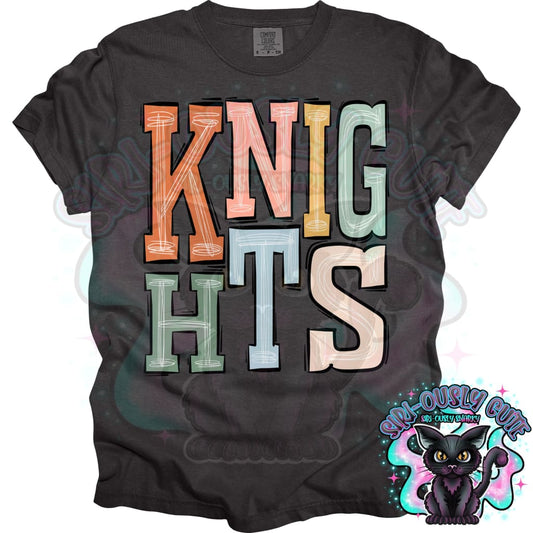 Sporty Boho Knights Mascot