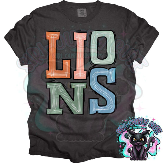 Sporty Boho Lions Mascot