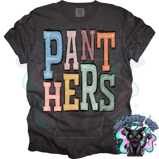 Sporty Boho Panthers Mascot