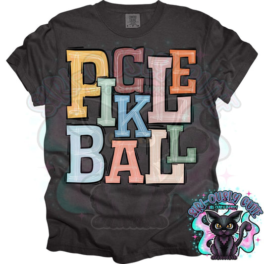 Sporty Boho Pickleball Mascot